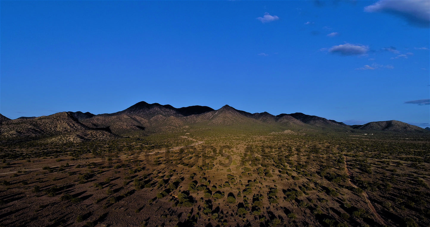 Sunset at The Ortiz Mountains in New Mexico
