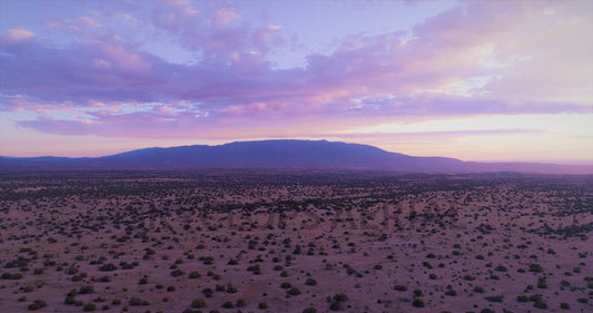 Photo: The High Desert and the Sandia Mountains
