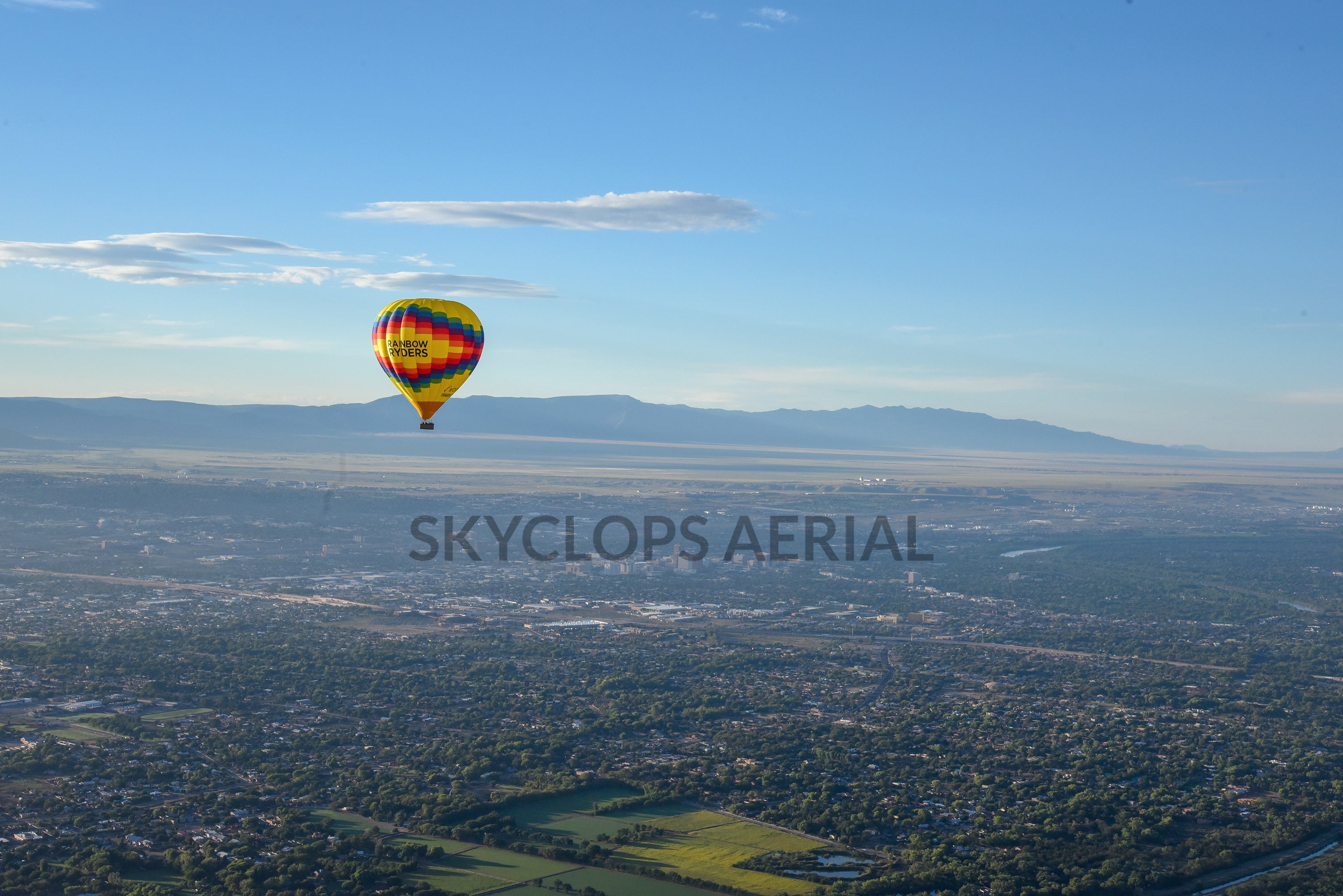 Photo: Yellow Balloon over Albuquerque